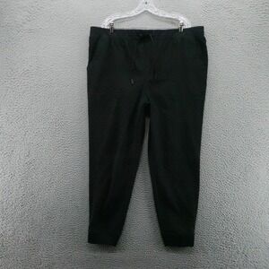 VRST Mens Commuter Slim Jogger Pants Pure Black XXL NWT $88